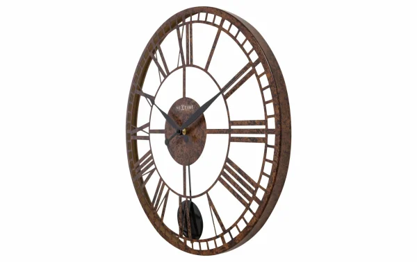 à prix d'occasion NeXtime Horloge Murale London Brun Rouille, 50 Cm – Horloge Murale 4