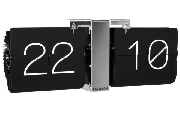 boutique pas cher KARLSSON Horloge Murale Aucun Cas Noir – Horloge Murale 1