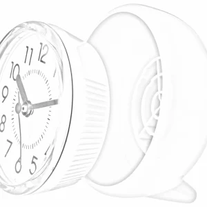 Top ventes TFA Dostmann Horloge De Salle De Bain Analogique Ø 10,2 Cm, Gris – Horloge Murale 7