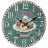 france TFA Dostmann Horloge Murale Vintage Cupcakes Ø 33.7 Cm, Multicolore – Horloge Murale 7