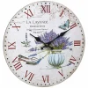 TFA Dostmann Horloge Murale Vintage La Lavande Ø 33.7 Cm, Multicolore – Horloge Murale dernières 11