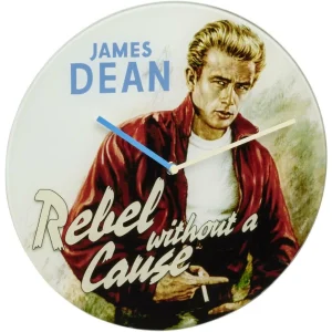 Réductions TFA Dostmann Horloge Murale Légendes Du Cinéma James Dean, Ø 30 Cm – Horloge Murale 7