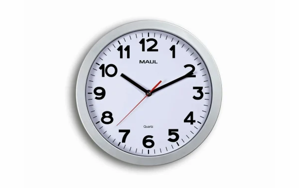 a Prix Discount Horloge Murale MAULstep Ø 30 Cm Argenté/Blanc – Horloge Murale 1