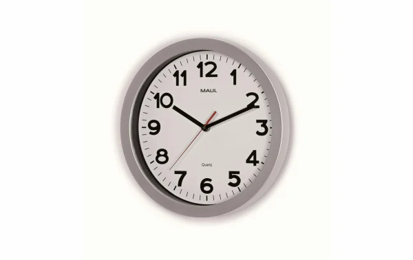 a Prix Discount Horloge Murale MAULstep Ø 30 Cm Argenté/Blanc – Horloge Murale 3