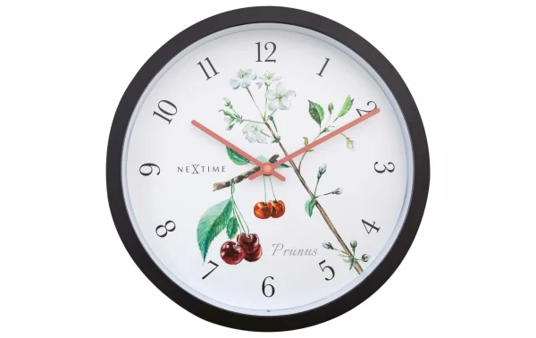 site officiel NeXtime Horloge De Jardin Prunus Ø 30.2 Cm, Noir – Horloge Murale 1