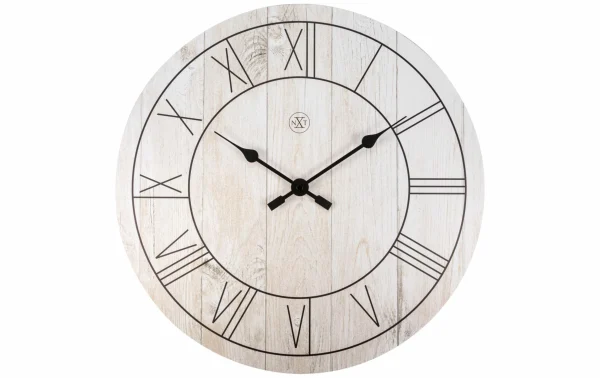 NeXtime Horloge Murale Paul Ø 40 Cm Blanc – Horloge Murale prix abordable 1