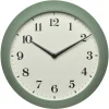 magasin TFA Dostmann Horloge Murale Radio Rétro Vert, Ø 27 Cm – Horloge Murale 5