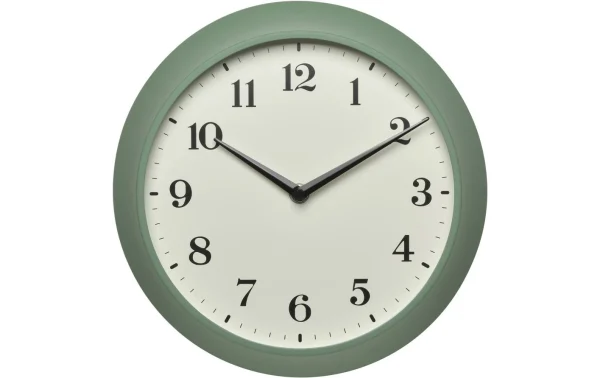 magasin TFA Dostmann Horloge Murale Radio Rétro Vert, Ø 27 Cm – Horloge Murale 1