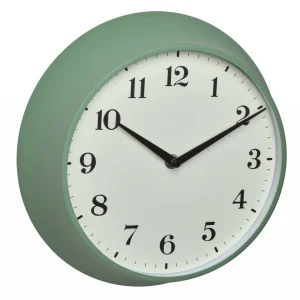 magasin TFA Dostmann Horloge Murale Radio Rétro Vert, Ø 27 Cm – Horloge Murale 6