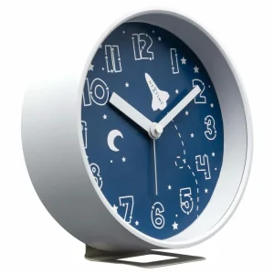 soldes NeXtime Réveil Classique Rocket Bleu/blanc – Réveils 9