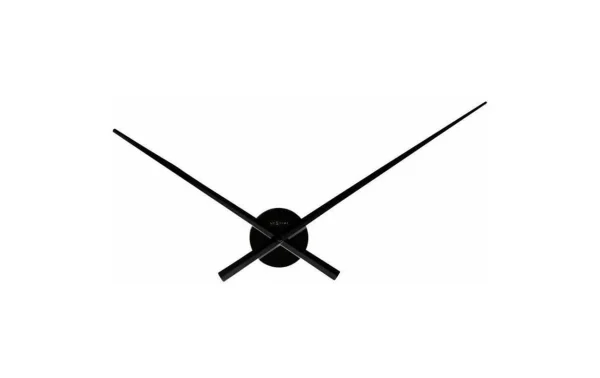 à prix promos NeXtime Horloge Murale Mains Ø 70 Cm Noir – Horloge Murale 1