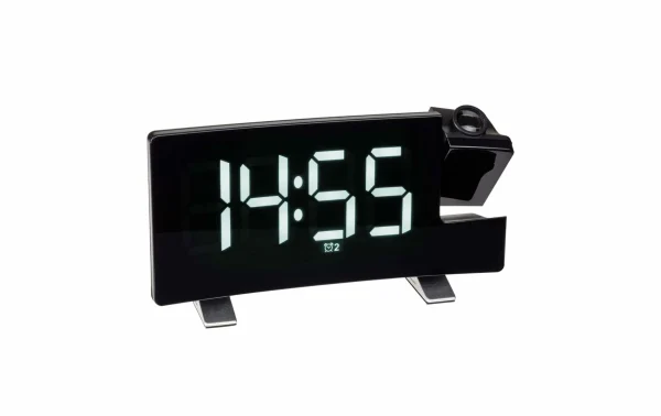 TFA Dostmann Réveil Par Projection Noir, Blanc – Horloge Murale site officiel 1