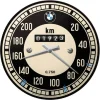 REMISE Nostalgic Art Horloge Murale Tachymètre BMW Ø 31 Cm, Noir/Blanc – Horloge Murale 5