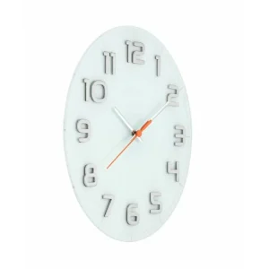 site pas cher NeXtime Horloge Murale Classy Round Ø 30 Cm Blanc – Horloge Murale 7