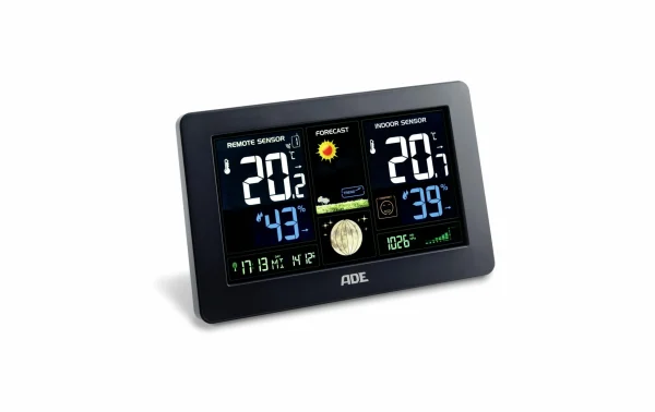 se précipiter pour acheter ADE Station Météo WS1704 Noir – Stations Météo 1