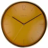 économies garanties NeXtime Horloge Murale Manderin Fruité Essentiel Ø 34 Cm Doré/Jaune – Horloge Murale 10