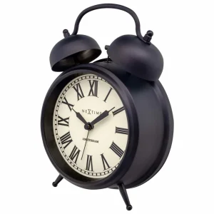 NeXtime Réveil Classique Amsterdam Grand Noir/blanc – Réveils Promotio de vente 7