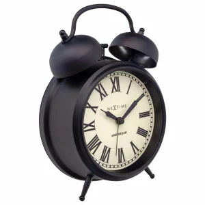 NeXtime Réveil Classique Amsterdam Grand Noir/blanc – Réveils Promotio de vente 9