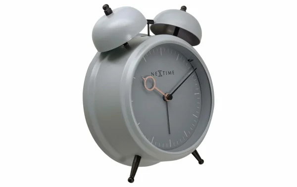 Pas Cher soldes France NeXtime Réveil Classique Golden Hour Bleu-gris – Réveils 4