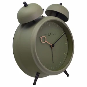 boutique NeXtime Réveil Classique Golden Hour Vert Olive – Réveils 9