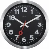 NeXtime Horloge Murale Station Ø 35 Cm Noir – Horloge Murale Nouvelle Collection 5