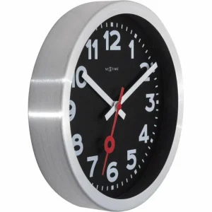 NeXtime Horloge Murale Station Ø 35 Cm Noir – Horloge Murale Nouvelle Collection 7