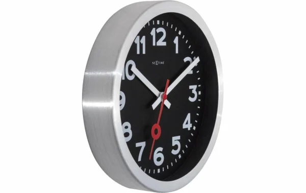 NeXtime Horloge Murale Station Ø 35 Cm Noir – Horloge Murale Nouvelle Collection 3