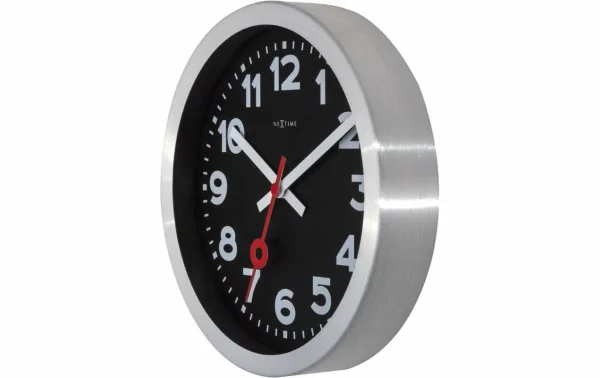 NeXtime Horloge Murale Station Ø 35 Cm Noir – Horloge Murale Nouvelle Collection 4