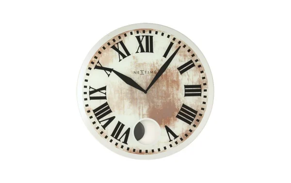 NeXtime Horloge Murale Romana Ø 43 Cm Blanc – Horloge Murale Prestation Et Rapide 1