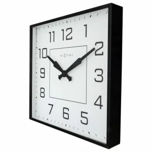 NeXtime Horloge Murale Be Square Avec Chiffres Arabes 35 X 35 Cm – Horloge Murale en ligne officielle 7