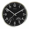 vente pas cher UNiLUX Horloge Murale Wetty Ø 30 Cm, Noir – Horloge Murale 13