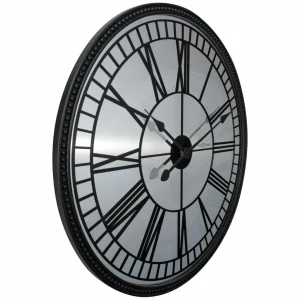 jusqu'à NeXtime Horloge Murale Miroir Cléopâtre Ø 56 Cm Noir/Blanc – Horloge Murale 7