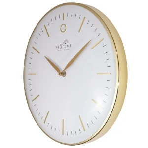 NeXtime Horloge Murale Petit Glamour RC 30 Ø, Doré/Blanc – Horloge Murale Les achats en ligne 7