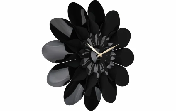 KARLSSON Horloge Murale Flower Ø 60 Cm, Noir – Horloge Murale Officielle 4