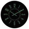 NeXtime Horloge Murale Lumineux Ø 35 Cm, Noir – Horloge Murale jusqu'à 13