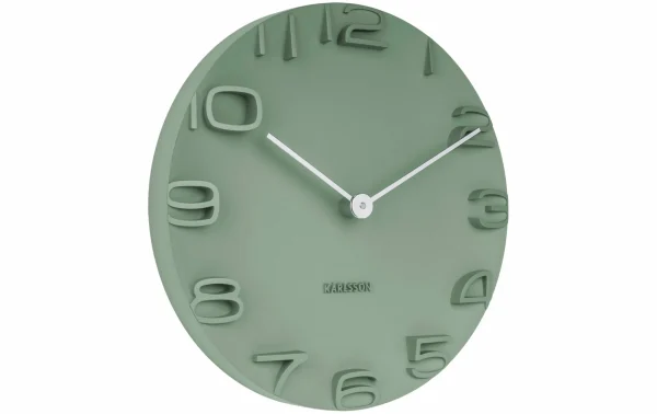 Meilleur Prix KARLSSON Horloge Murale Le Bord Vert – Horloge Murale 1