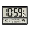 TFA Dostmann Horloge Murale Radio XL Avec Climat Ambiant Noir – Horloge Murale pas cher 11