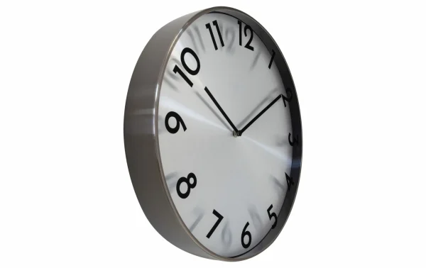 NeXtime Horloge Murale Reflection Ø 40 Cm, Gris – Horloge Murale Distributeur Officiel 4