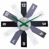 NeXtime Horloge Murale Plexi Ø 40 Cm, Gris/Noir/Blanc – Horloge Murale pas cher en ligne 5