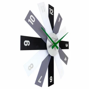 NeXtime Horloge Murale Plexi Ø 40 Cm, Gris/Noir/Blanc – Horloge Murale pas cher en ligne 7