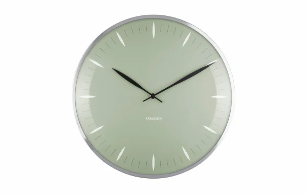 KARLSSON Horloge Murale Feuille Vert – Horloge Murale marque pas cher 1