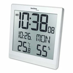 Technoline Horloge Murale Radio WS8015 Blanc – Horloge Murale REMISE allant 9