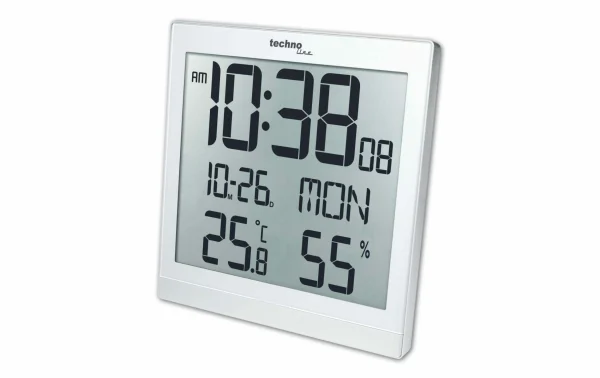 Technoline Horloge Murale Radio WS8015 Blanc – Horloge Murale REMISE allant 4