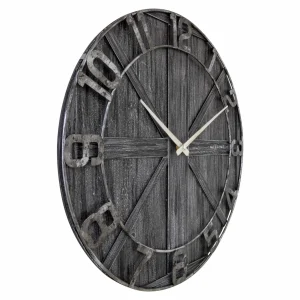 NeXtime Horloge Murale York Bois / Métal, 50 Cm – Horloge Murale qualité supérieure 7