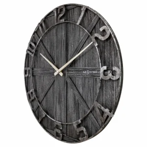 NeXtime Horloge Murale York Bois / Métal, 50 Cm – Horloge Murale qualité supérieure 9