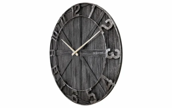 NeXtime Horloge Murale York Bois / Métal, 50 Cm – Horloge Murale qualité supérieure 4