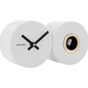 boutique en ligne KARLSSON Horloge Murale Coucou Blanc Mat – Horloge Murale 7