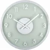 NeXtime Horloge Murale Bois Givré Ø 50 Cm Blanc – Horloge Murale aux meilleurs prix 13