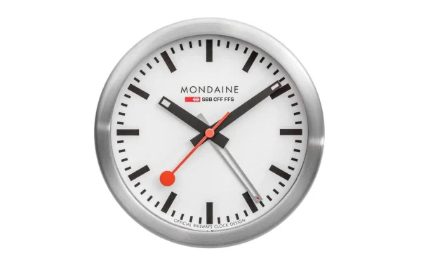 Prestation Et Rapide Mondaine Réveil Classique Quartz Ø 12,5 Cm, Argenté/Blanc – Réveils 1