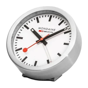 Prestation Et Rapide Mondaine Réveil Classique Quartz Ø 12,5 Cm, Argenté/Blanc – Réveils 6